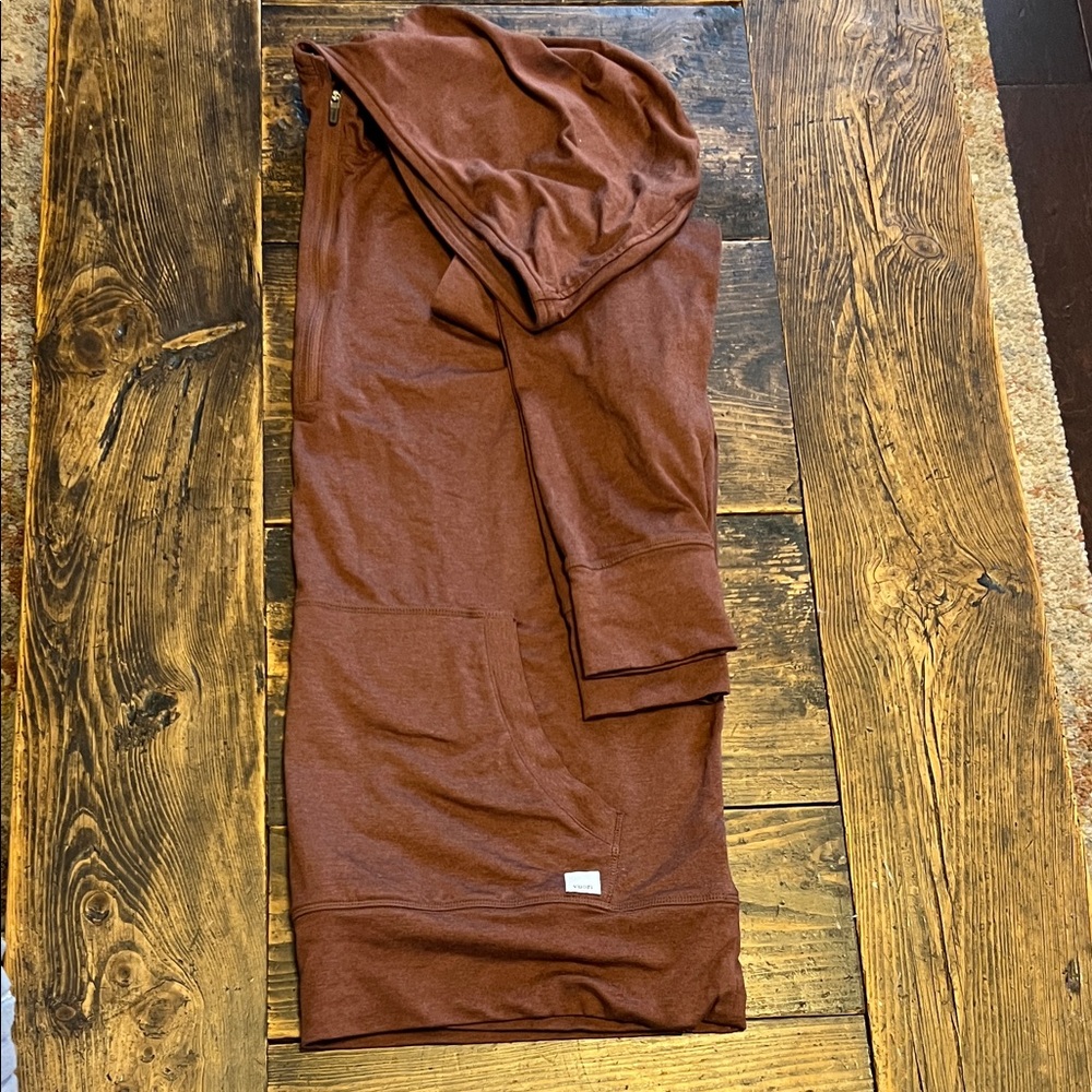 Vuori Brown Half Zip Hoodie